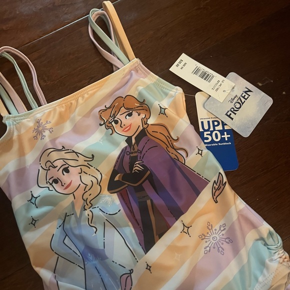 NWT Disney Frozen Elsa Anna swimsuit toddler / child - Picture 2 of 4